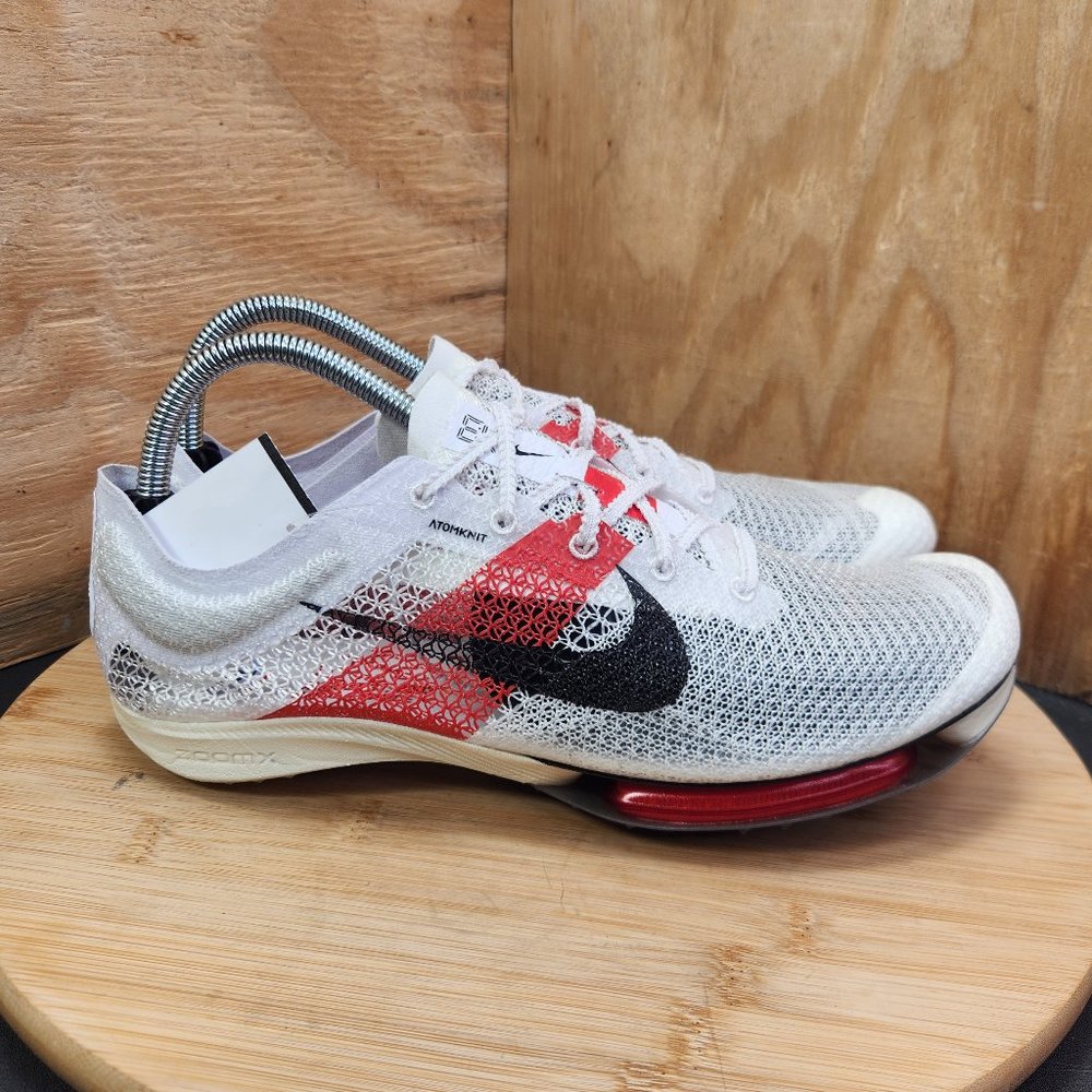 Nike Mens Air Zoom Victory Eliud Kipchoge White Running Track Spike Shoes Size 9